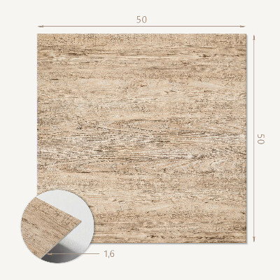 Vinyl wandbekleding Natuurlijk houten stijlbord