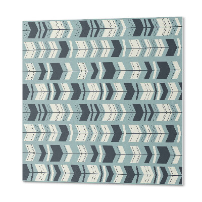 Pvc wandpaneel Bewegende pijlvormen in de meetkunde