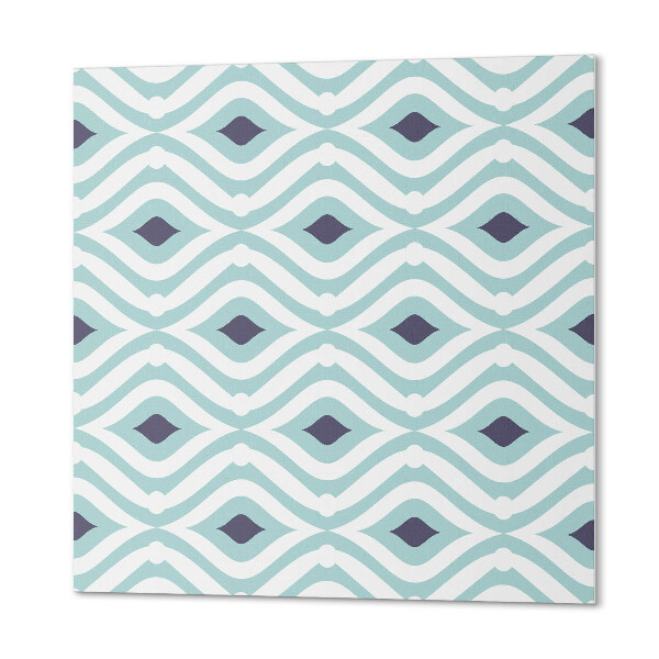 Vinyl wandbekleding Golven met een ruitaccent