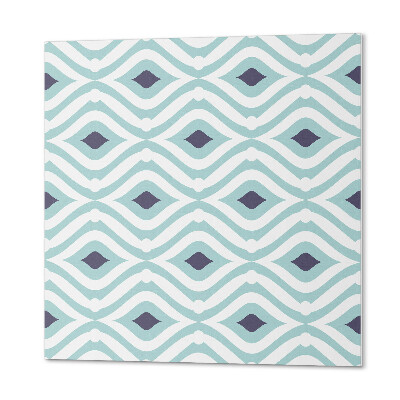 Vinyl wandbekleding Golven met een ruitaccent