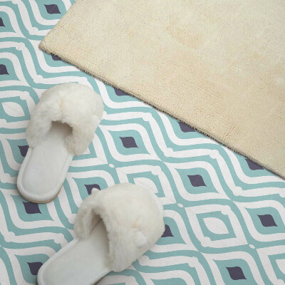 Vinyl wandbekleding Golven met een ruitaccent