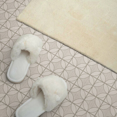 Pvc wandpaneel Stijlvolle cirkels in geometrisch ontwerp