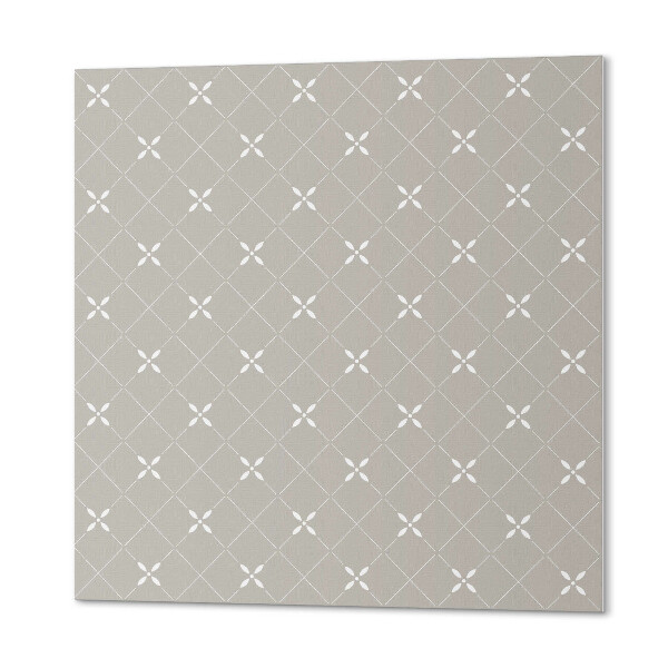 Vinyl wandbekleding Stijlvol geometrisch ruitmotief