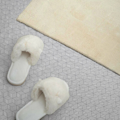 Wandbekleding vinyl Modern hexagonaal bladpatroon