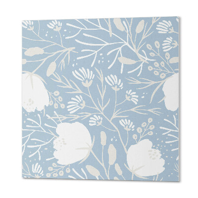 Pvc wandpaneel Bloemen op een kleurrijke achtergrond