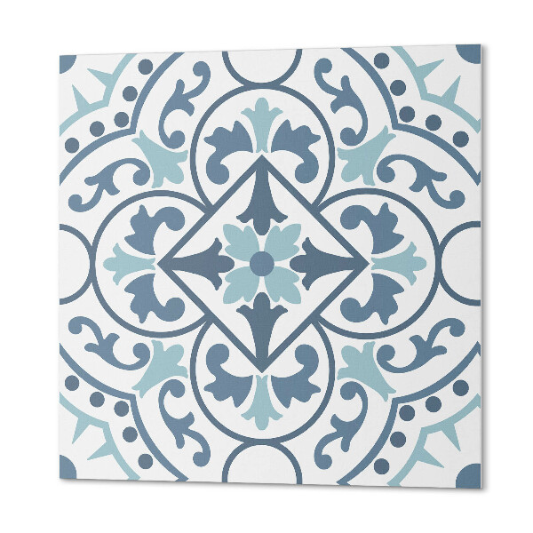 Vinyl wandbekleding Bloemenpatronen in elegante ornamenten