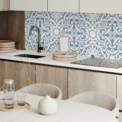 Vinyl wandbekleding Bloemenpatronen in elegante ornamenten