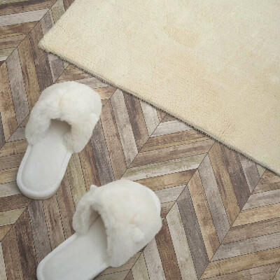 Wandbekleding vinyl Visgraatmotief van natuurlijke planken