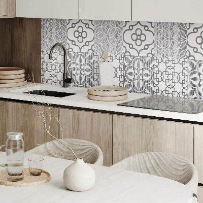 Wandbekleding vinyl Rangschikking van geometrische patronen