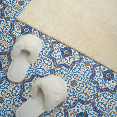 Wandbekleding vinyl Versierde tegels in een klassieke uitvoering