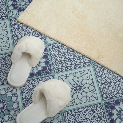 Pvc wandpaneel Stijlvolle mozaïeken met geometrische motieven