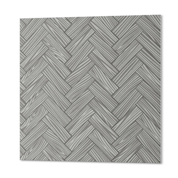 Vinyl wandbekleding Houten vlechtwerk