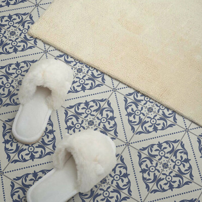 Wandbekleding vinyl Grafische inspiraties met bloemen