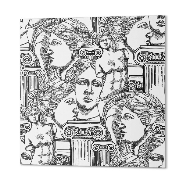 Wandbekleding vinyl Grafische vormgeving geïnspireerd op klassieke sculpturen