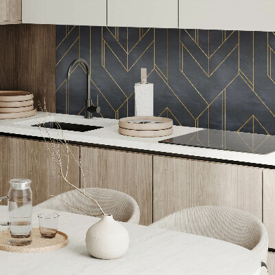 Vinyl wandbekleding Lijnen in abstracte meetkunde