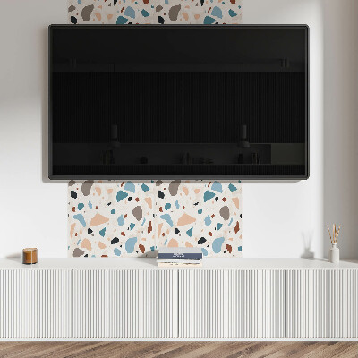 Pvc wandpaneel Stijlvol patroon met stenen accenten