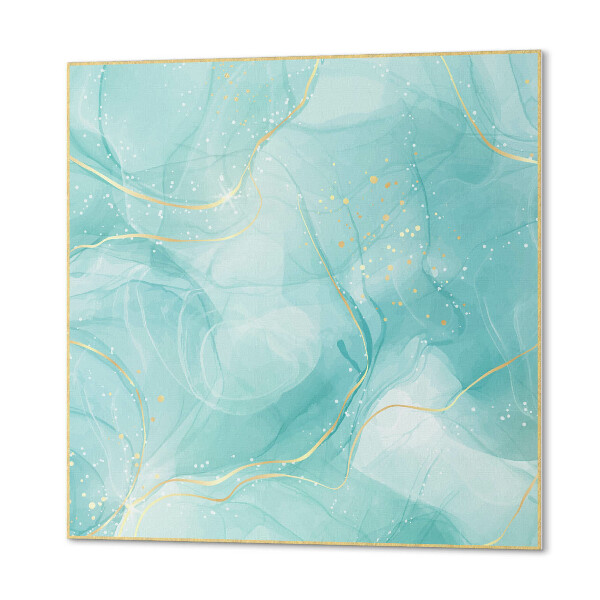 Vinyl wandbekleding Een abstract motief in de vorm van vloeiende lijnen