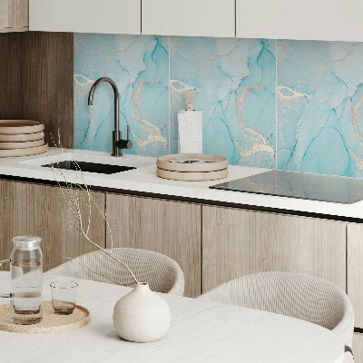 Pvc wandpaneel Abstract ontwerp in vloeiende vormen