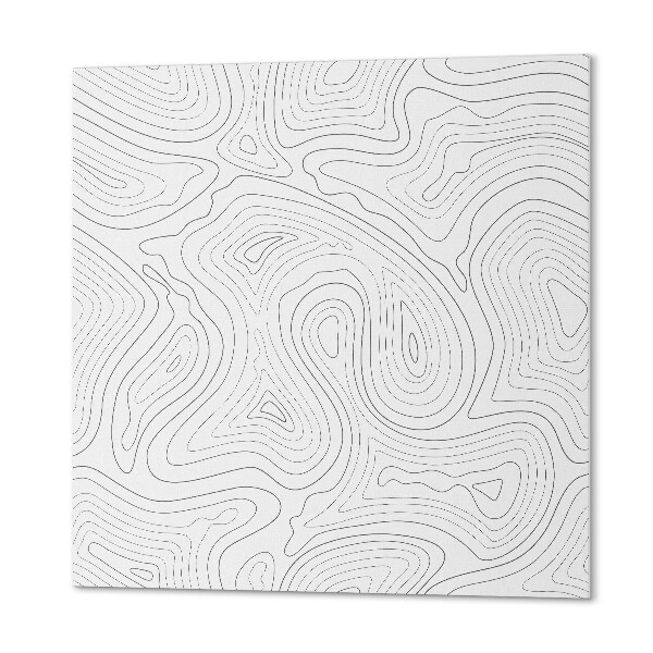 Pvc wandpaneel Lijnen in een golvende abstracte stijl