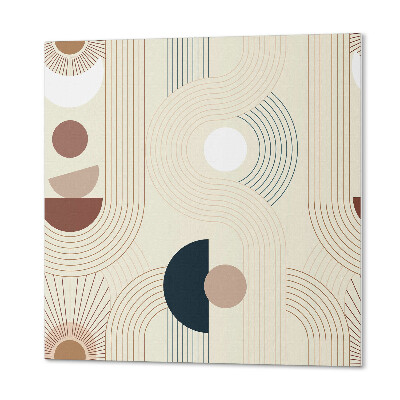 Pvc wandpaneel Lijnen en vormen in een abstracte stijl