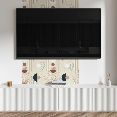 Pvc wandpaneel Lijnen en vormen in een abstracte stijl