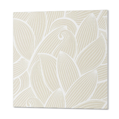 Wandbekleding vinyl Lichtbladeren in golfpatronen