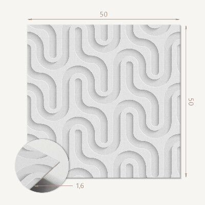 Pvc wandpaneel Golven in 3D-effect