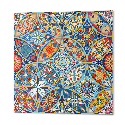 Wandbekleding vinyl Mozaïekgeometrie in symmetrie