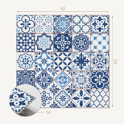 Pvc wandpaneel Geometrische tegelpatronen