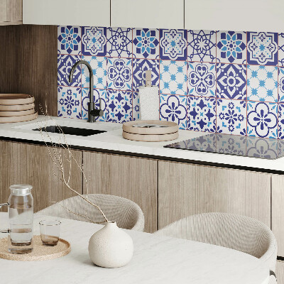 Vinyl wandbekleding Tegelmotieven in geometrische vormen