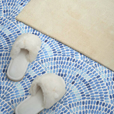 Pvc wandpaneel Golven in aquarelstijl