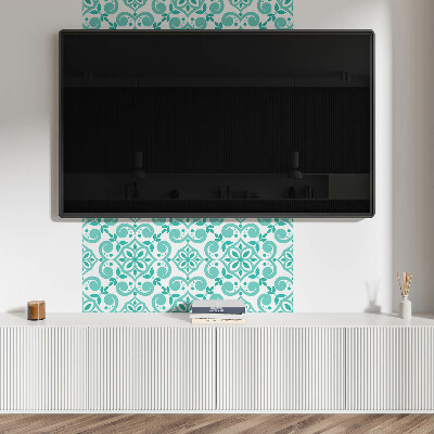 Wandbekleding vinyl Een patroon met bloemeninspiratie