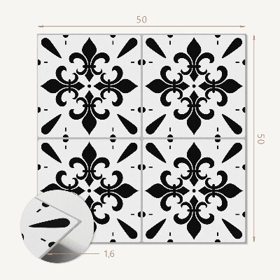 Pvc wandpaneel Bloemmotief in een elegante stijl