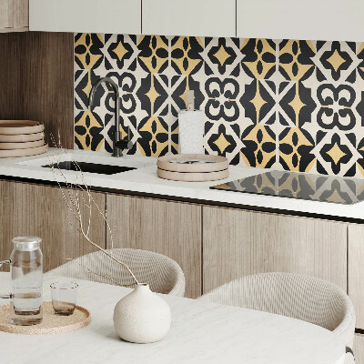 Vinyl wandbekleding Geometrische vormen met motieven