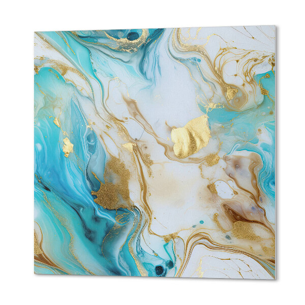 Wandbekleding vinyl Vlekken en golven in een abstracte benadering