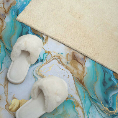 Wandbekleding vinyl Vlekken en golven in een abstracte benadering