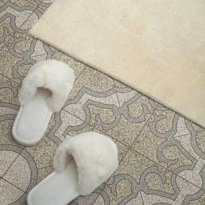 Vinyl wandbekleding Mozaïekpatroon met decoratieve details