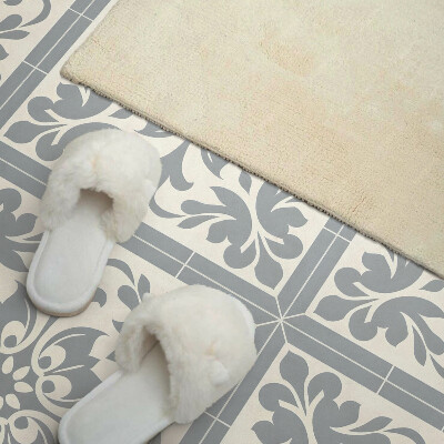 Wandbekleding vinyl Plantenmotief op tegels