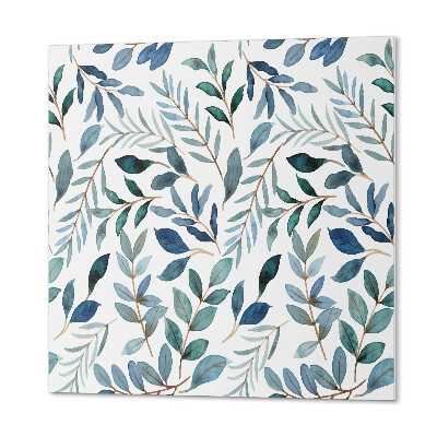 Pvc wandpaneel Bladeren op een effen achtergrond