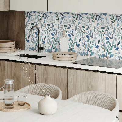 Pvc wandpaneel Bladeren op een effen achtergrond