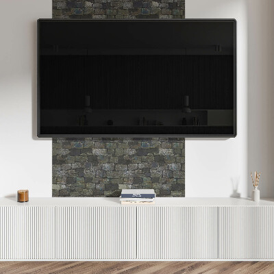 Vinyl wandbekleding Steentextuurmotief