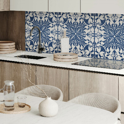 Vinyl wandbekleding Bloemen en bladeren in harmonie