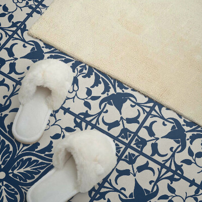 Vinyl wandbekleding Bloemen en bladeren in harmonie