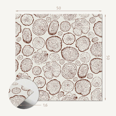 Wandbekleding vinyl Boomschorsmotief