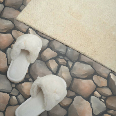 Vinyl wandbekleding Steenpatronen