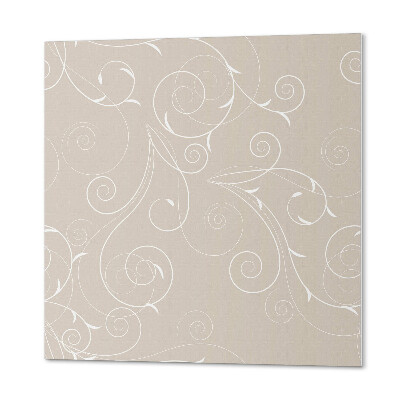 Wandbekleding vinyl Fragiele spiralen omgeven door bladeren