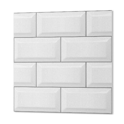 Vinyl wandbekleding Baksteenmotief in een minimalistisch ontwerp