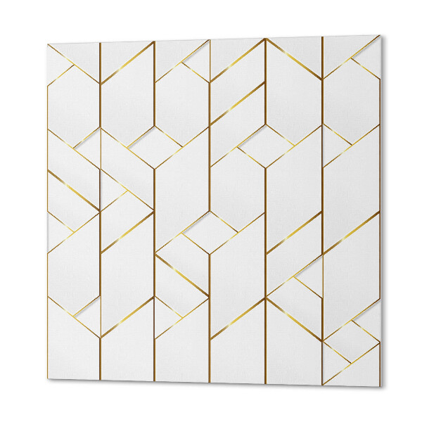 Vinyl wandbekleding Abstract lijnenpatroon in geometrische stijl