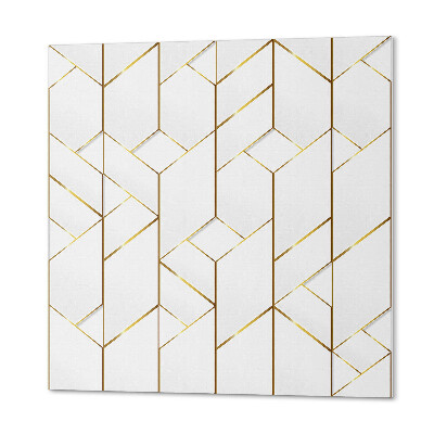 Vinyl wandbekleding Abstract lijnenpatroon in geometrische stijl