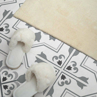 Wandbekleding vinyl Bloemenaccenten in een stijlvolle uitvoering